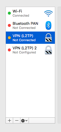Mac VPN設定